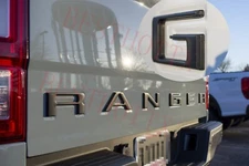 Matte Black Double Layer Tailgate Insert Letters fits 2019-2023 Ford Ranger