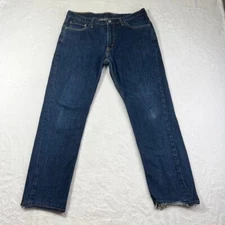 Levi's 511 Jeans Men 33x32 (Actual 33x27.5) Straight Stretch Med Wash READ