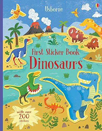First Sticker Book Dinosaurs (First Sticker Books) By Hannah Watson,Jordan Wray