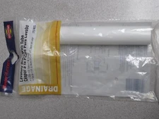 Master Plumber 823625 Lavatory Drain Wall Tube 1.25". O.D. Tube 7" Length PVC