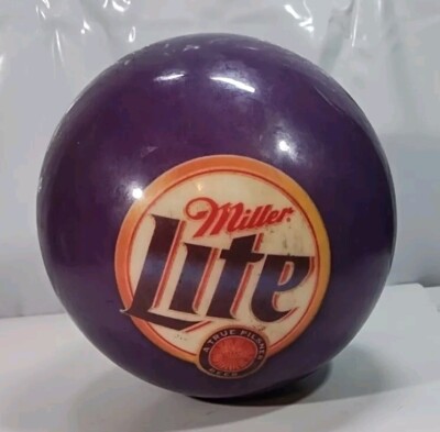  Vintage Brunswick Miller Lite Carolina pathers bowling Rare ball Undrilled