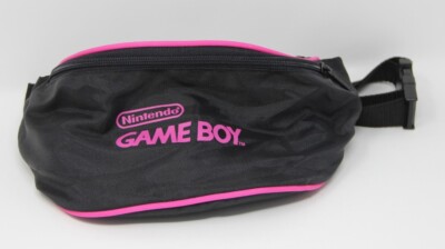 Vintage 90s Nintendo Game Boy Hot Pink Black Fanny Pack Waist Case