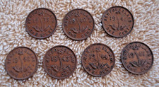 7 Different Newfoundland Cents