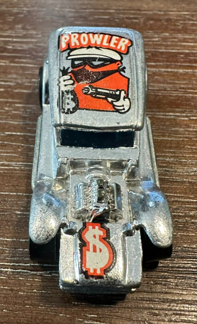Vintage Hot Wheels 'Blackwall' 1969 Chrome Prowler Robber Hong