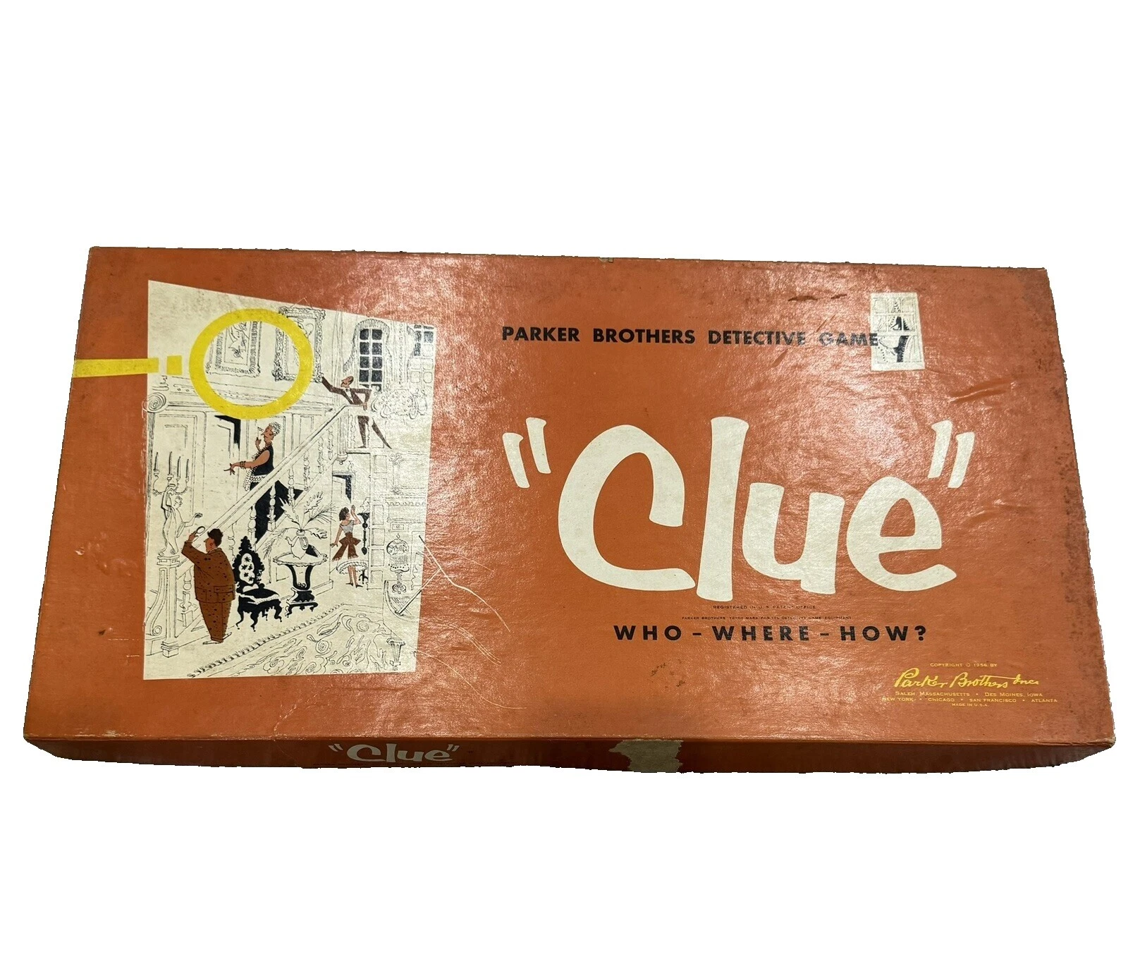 Parker Brothers 2 players 1956 Vintage Manufacture Board & Traditional Games