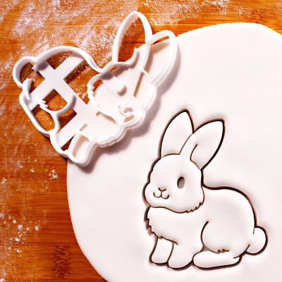 Süßer Hase Ausstecher - Ostern Eiersuche Flauschiger Hase Pascha Babyparty