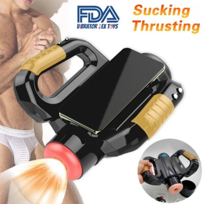 Male Masturbaters Automatic Telescopic Cup Sucking Stroker Men Sex Toy |  eBay