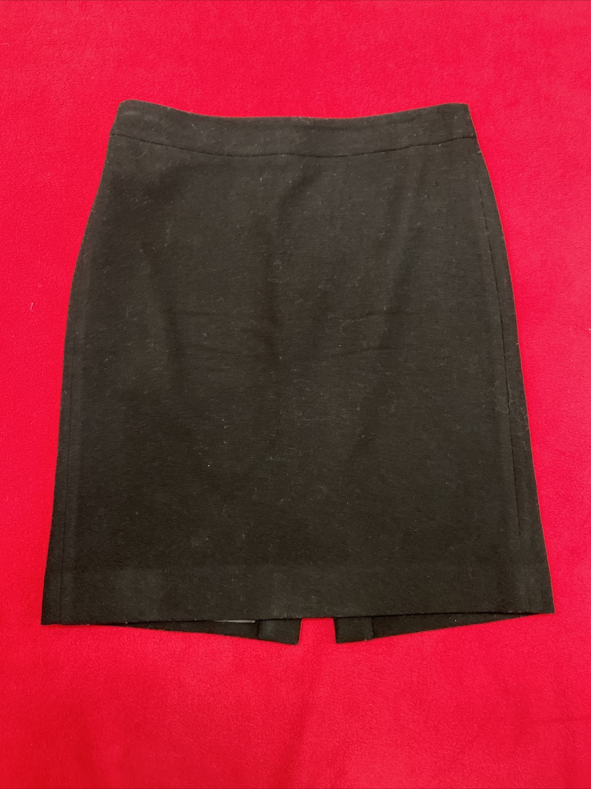 BLACK BASIC Jcrew Black Wool knee length Pencil S… - image 1