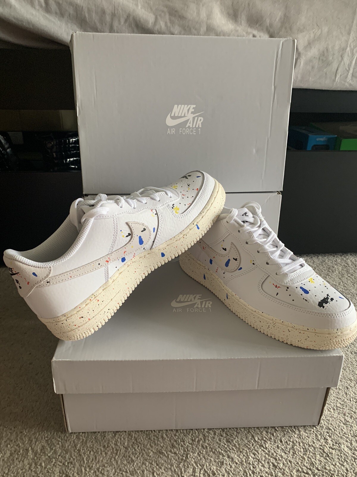 Nike Air Force 1 LV8 3 (GS) Size 7Y UK 6, cm 25 | eBay