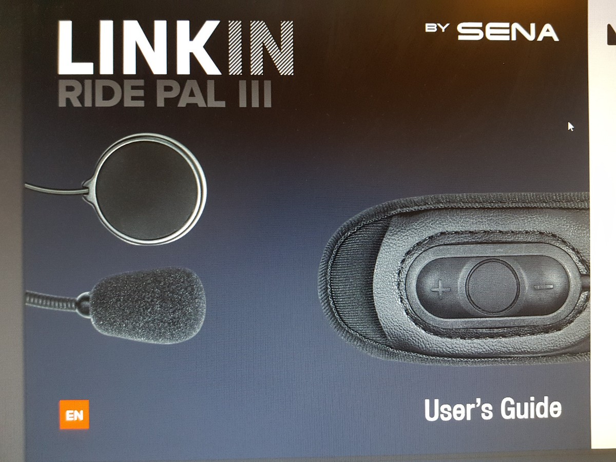 LS2 LINKIN RIDE PAL III BLUETOOTH BY SENA FOR LS2 HELMETS