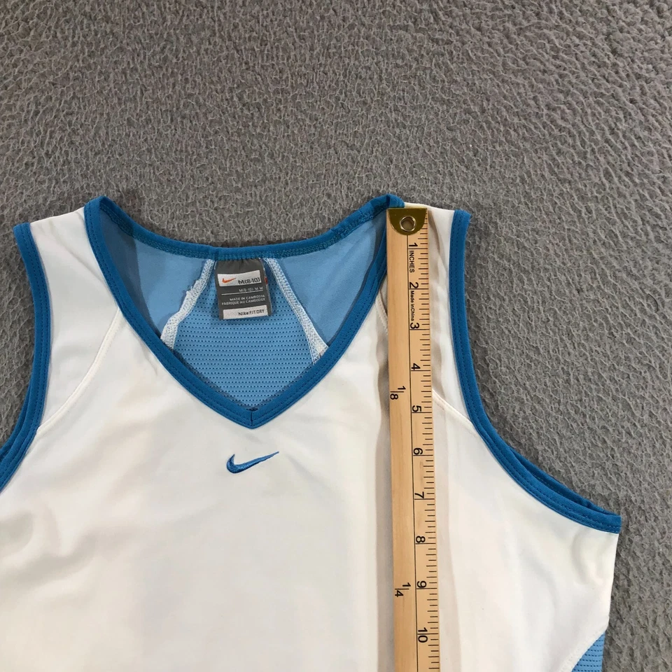 Camiseta sin mangas nike juvenil M 8/10 azul blanco norte calolina Foto 4 de 4