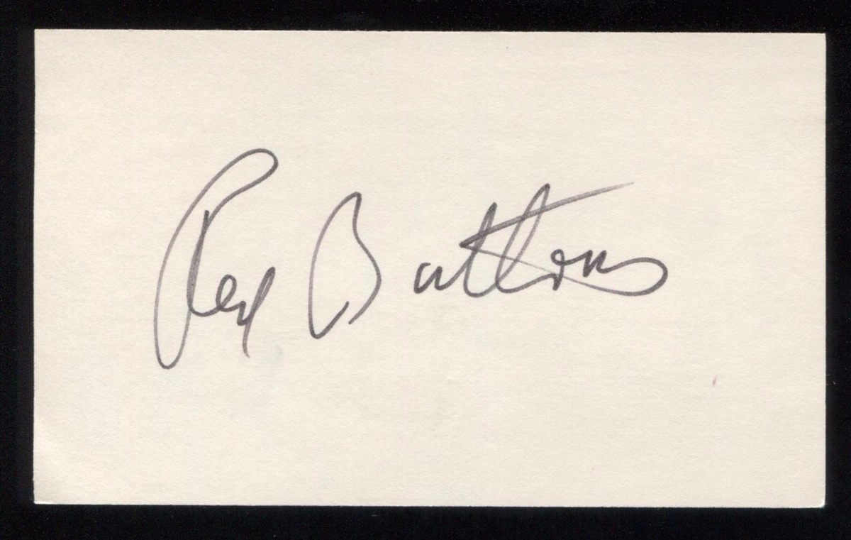 【激レア】AUTOGRAPH 2009.8【洋書】 Red Buttons Vintage Signed 3x5 Index Card Autograph Signature From