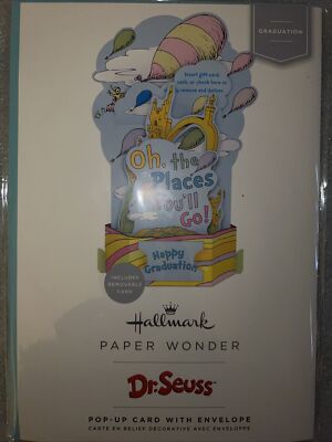 Hallmark (Paper Wonder) 3D Adorable Large Pop-Up  Graduation  Card