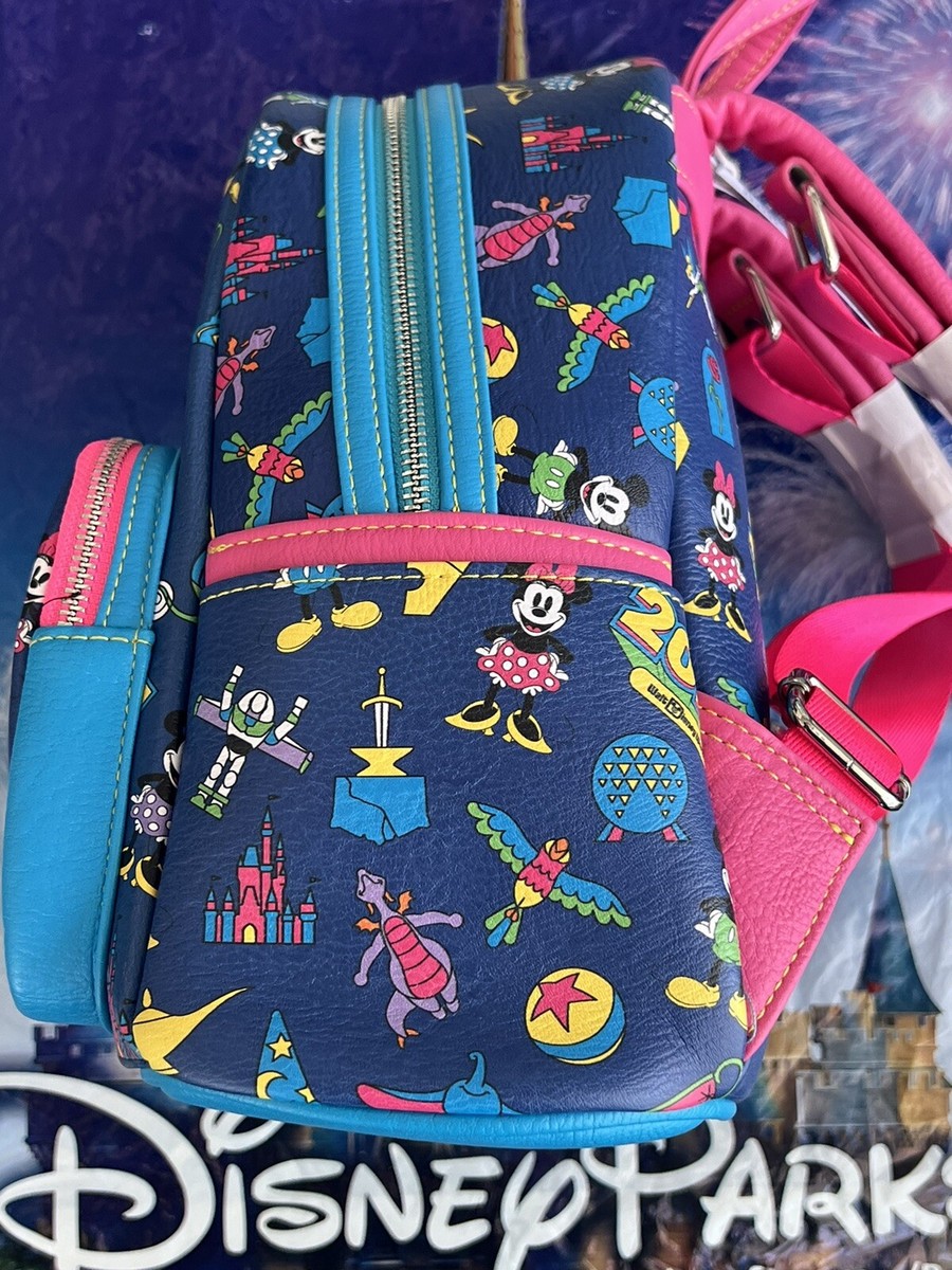 2024 Disney Parks Dated Figment Orange Bird Mickey Loungefly Mini Backpack 2024 Disney Parks Dated Figment Orange Bird Mickey Loungefly  main image 2