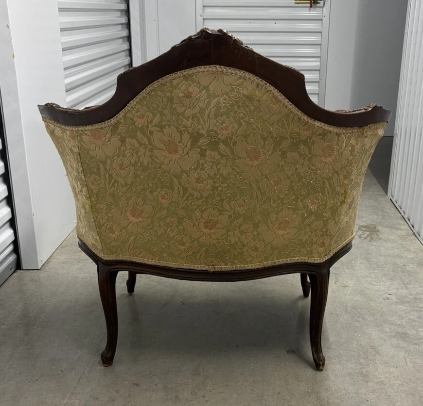 Silla bergere estilo francés Louis Provincial Foto 2 de 4