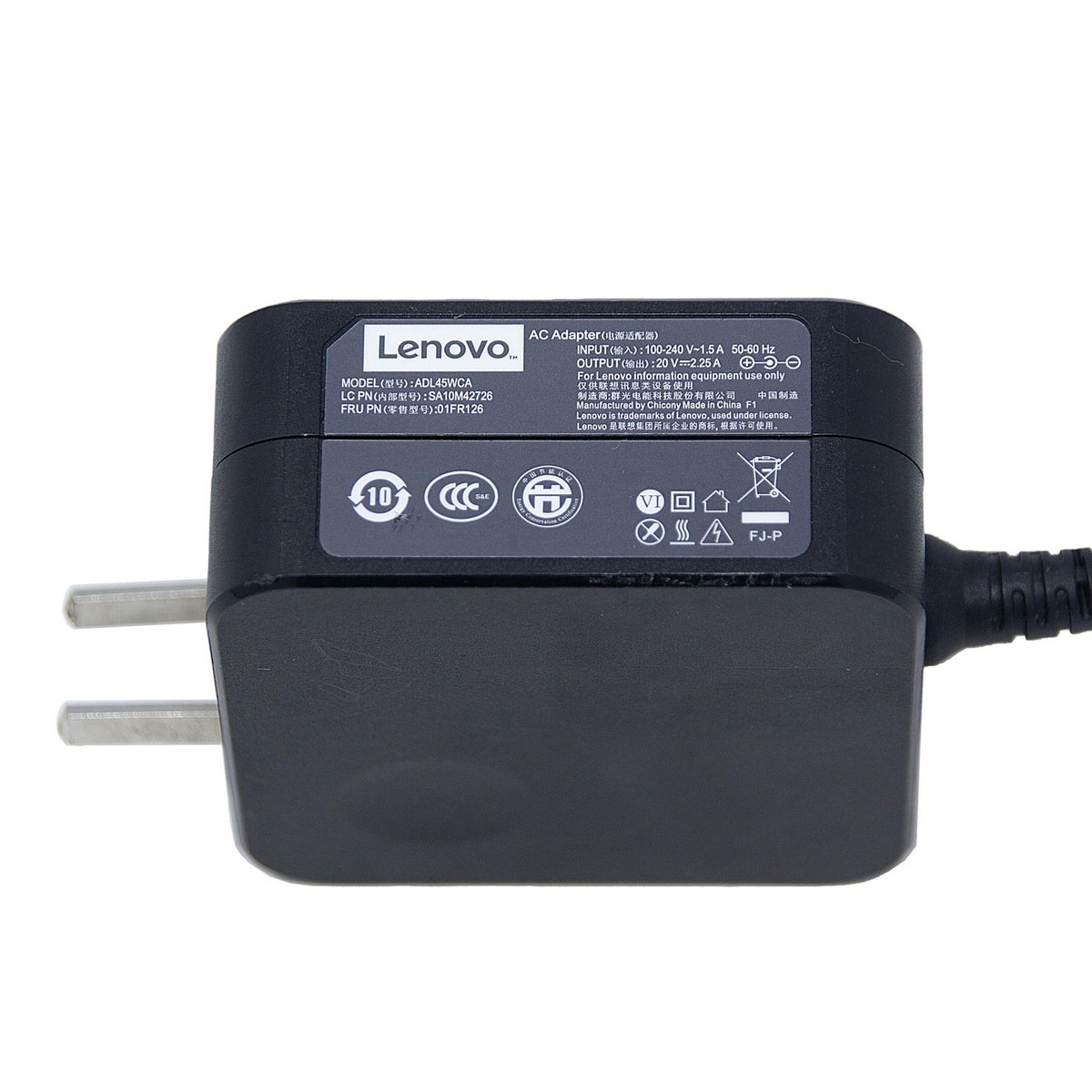 LENOVO Miix 520-12IKB Tablet 20V 2.25A Genuine AC Charger | eBay