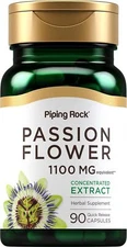 Piping Rock Passion Flower Extract 1100mg | 90 Capsules | Herbal Supplements