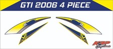 SEADOO GTI SE 2006 Graphics / Decal / Sticker Kit BLUE 4 PIECE ONLY
