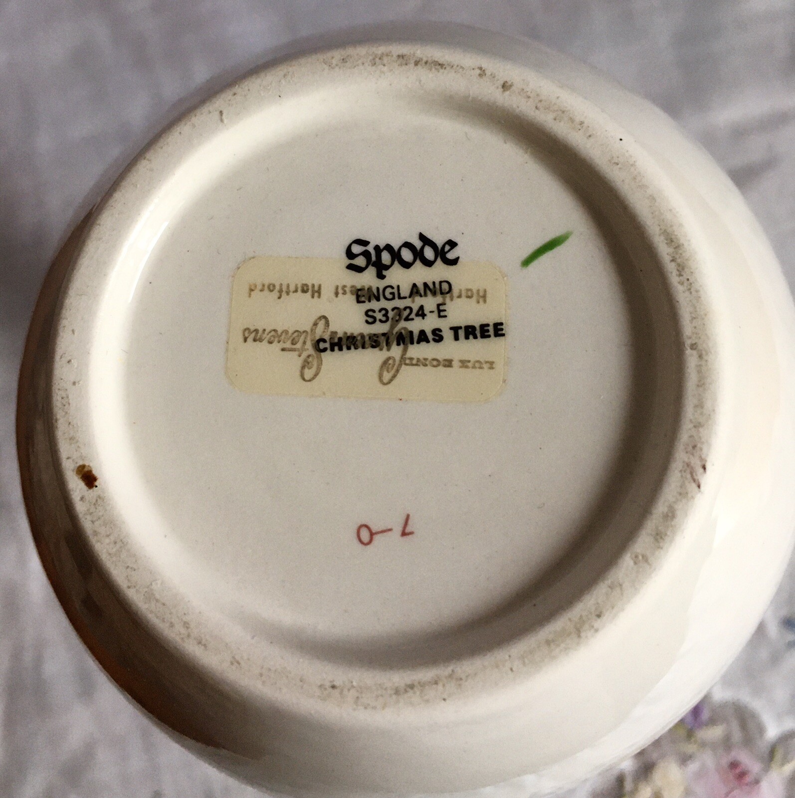 Spode Christmas Tree BUD VASE S3324E ENGLAND eBay