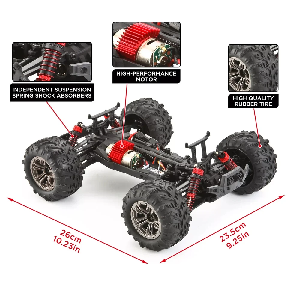 VATOS Ferngesteuertes 4WD 2.4 GHz RC Auto 1:20 Elektro Geländewagen 26 KM/H - Bild 3 von 3