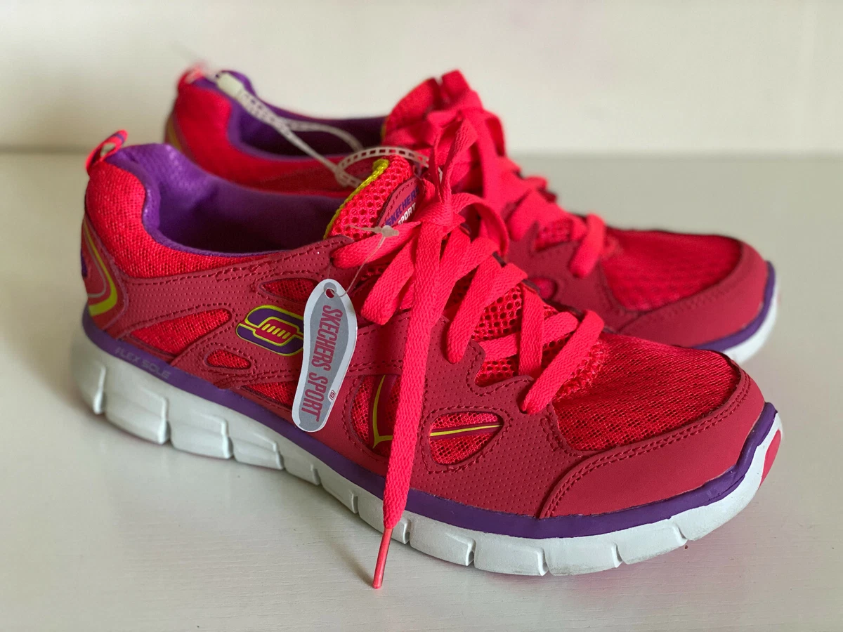 Skechers sneakers pink clearance sole
