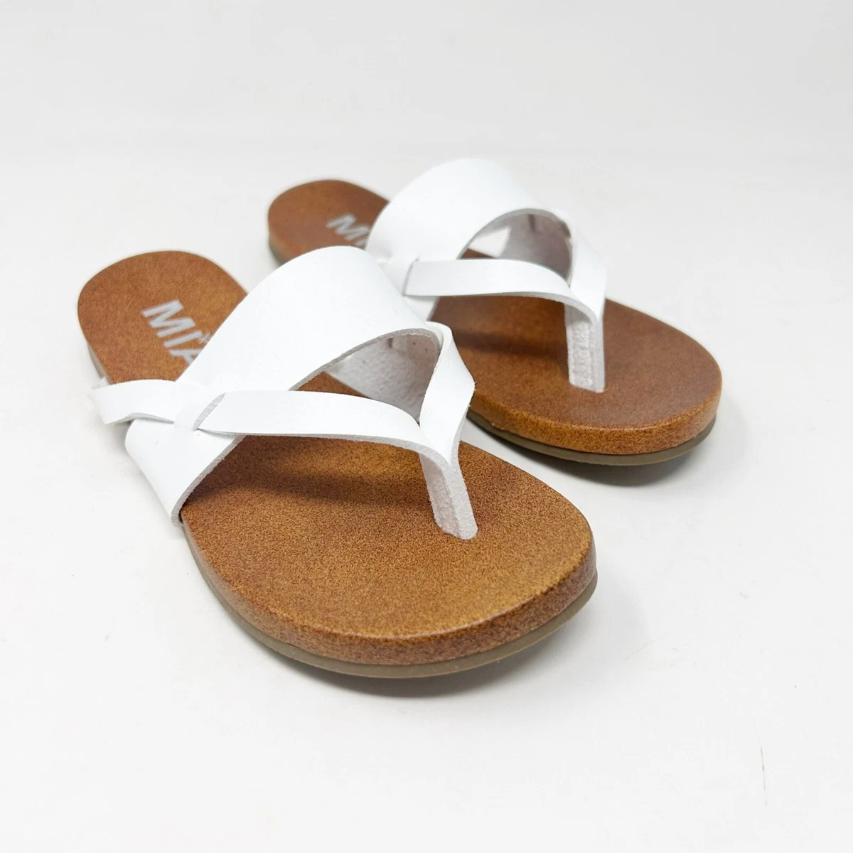 Mia Kids Size 13 Girls White Violette Thong Flip Flop Sandals Man Made  Materials