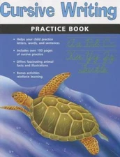 Cursive Writing Practice Book (Flash Kids Harcourt Family Learning) - GOOD
