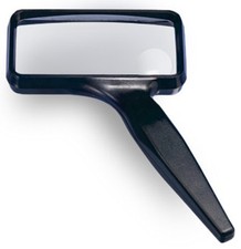 Donegan Rectangular Reader with Bi-Focal Lens. 2" x 4" Lens, 2X Magnification