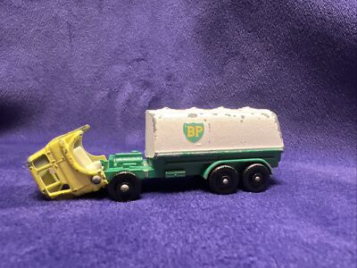 OLD DIECAST MATCHBOX LESNEY NO. 25 PETROL TANKER BP 1964 MADE IN