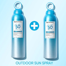 2X SKINTIFIC Outdoor Sun Spray Sunscreen Mist Spf50 PA   UVA/UVB Tinted Daily