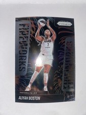Aliyah Boston 2025 Panini Prizm WNBA Fireworks Insert Card-#3 Indiana Fever