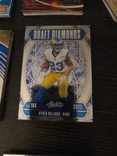 Panini Absolute 2025 Draft Diamonds Kyren Williams Rams DD-KWS Football Card