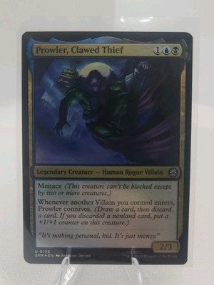 Prowler, Clawed Thief #0138 U Foil MTG Marvel's Spider-Man NM