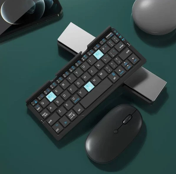 BOW HB199 Foldable Mini Bluetooth Keyboard For OPPO Find N5 N3 HUAWEI Mate X6 XT - Image 4 of 4