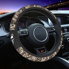 Camo Steering Wheel Cover Universal 15 Inch Camo Wheel Cover Accessories Deco... Camo Steering Wheel Cover Universal 15 Inch Camo Wheel Cover Accessories Deco...