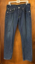 True Religion Men’s Jeans Jack 34 Button Fly Pocket Flap 35” Waist