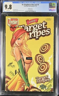ZENESCOPE GRIMM FAIRY TALES OZ KINGDOM OF LOST #3 J CGC 9.8 LTD 75 PAUL GREEN
