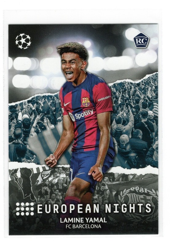 2023-24 Topps UEFA Club Competitions - European Nights Lamine Yamal #EN-10 (RC)