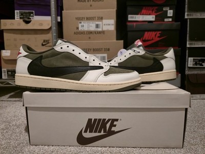 Travis Scott x Air Jordan 1 Retro OG SP Low Reverse Olive Medium