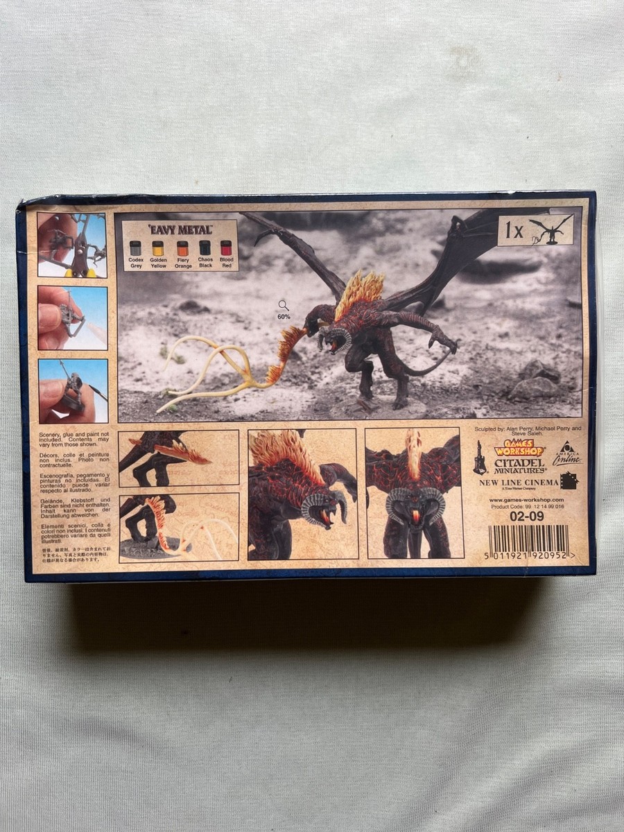 バルログ　ロードオブザリング　ゲームズワークショップ　ストラテジーバトルゲーム GW LORD OF THE RINGS STRATEGY BATTLE GAME BALROG NEW SEALED | eBay