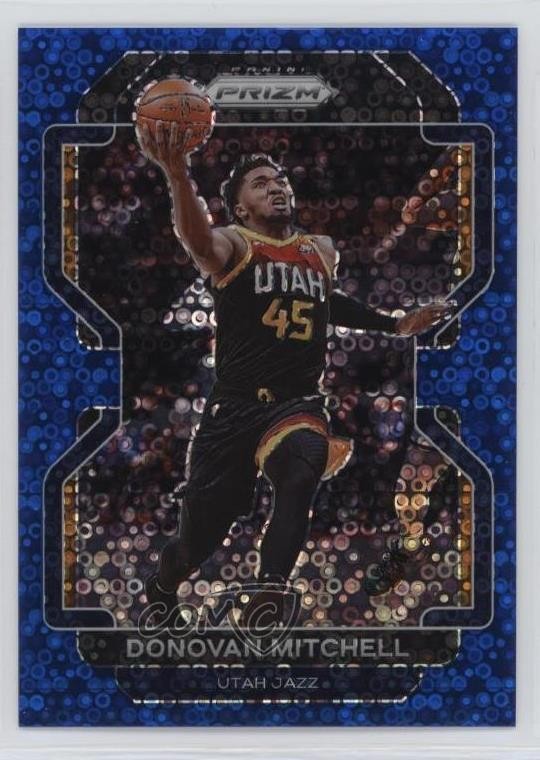 2021-22 Panini Prizm Fast Break Blue Prizm 138/150 Donovan Mitchell #72 16h6