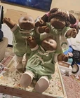 RESERVED --5 Total Cabbage Patch Kids - 3 Dolls AA African & Twin Preemis