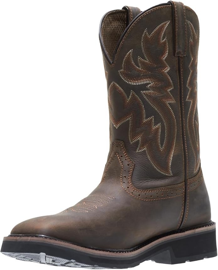 Wolverine - Mens Wolverine Rancher Steel Toe Boot Brown Size 8 24590₽