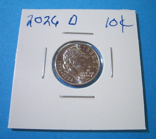 1776~2026 D Semiquincentennial Emerging Liberty Dime 1 Coin (Instock Now)!!!!!!!