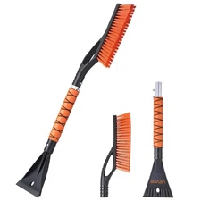Snow Brush Ice Scraper 27" Detachable Scratch-Free for Car Truck SUV Windshield