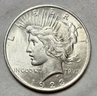 1923 USA $1 PEACE SILVER DOLLAR COINSNAP GRADED SEE DESCRIPTION PHILADELPHIA