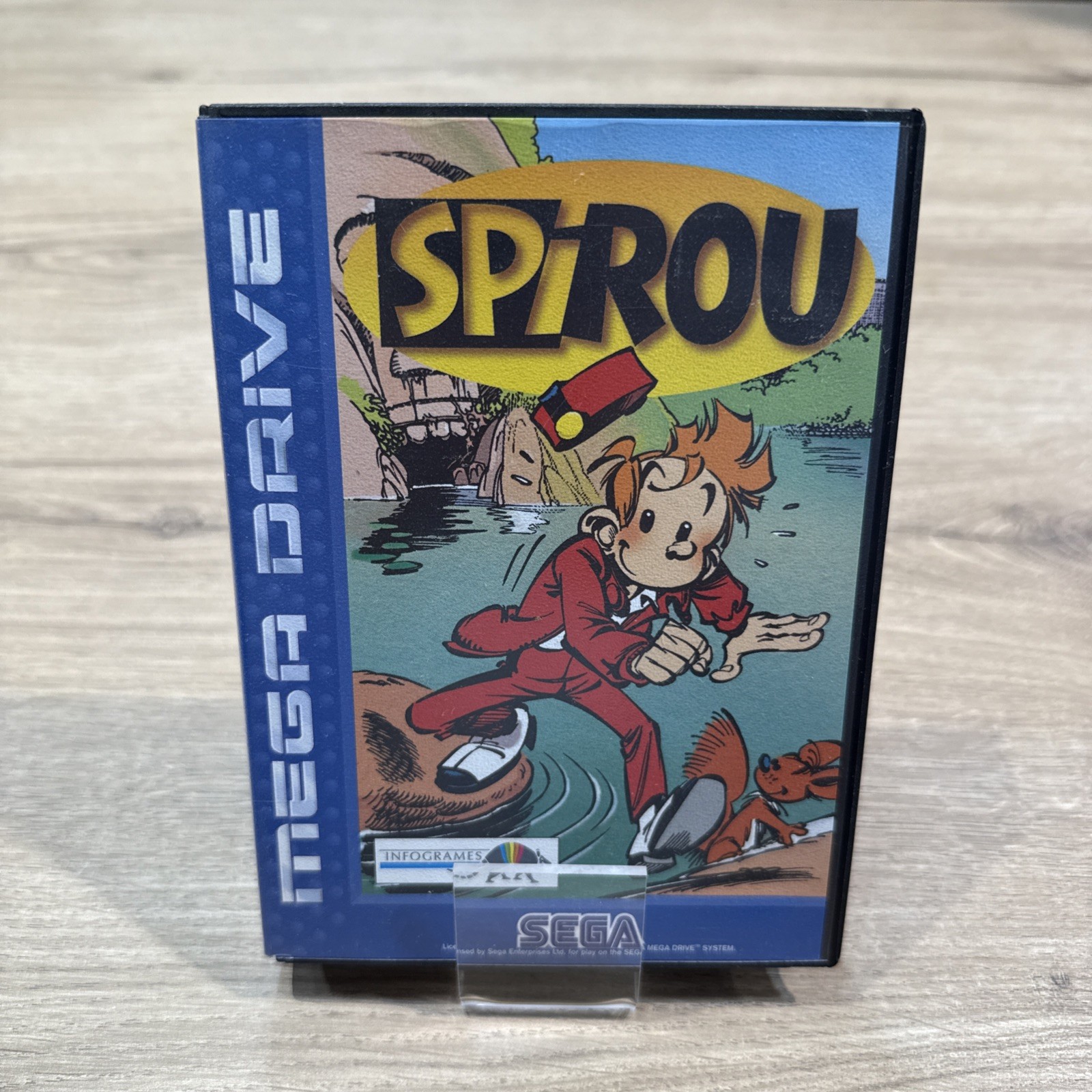 Spirou Complet Sega Megadrive + Poster