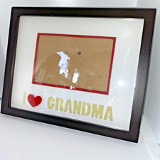 "I LOVE GRANDMA" Photo Picture Frame 3D Matte Frame KOHLS
