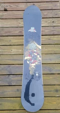 Ride Fleetwood 158cm Snowboard Roses Guns Western Black White