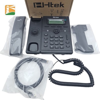 Htek UC902M Enterprise IP Phone. HD Audio. Dual Ethernet Ports